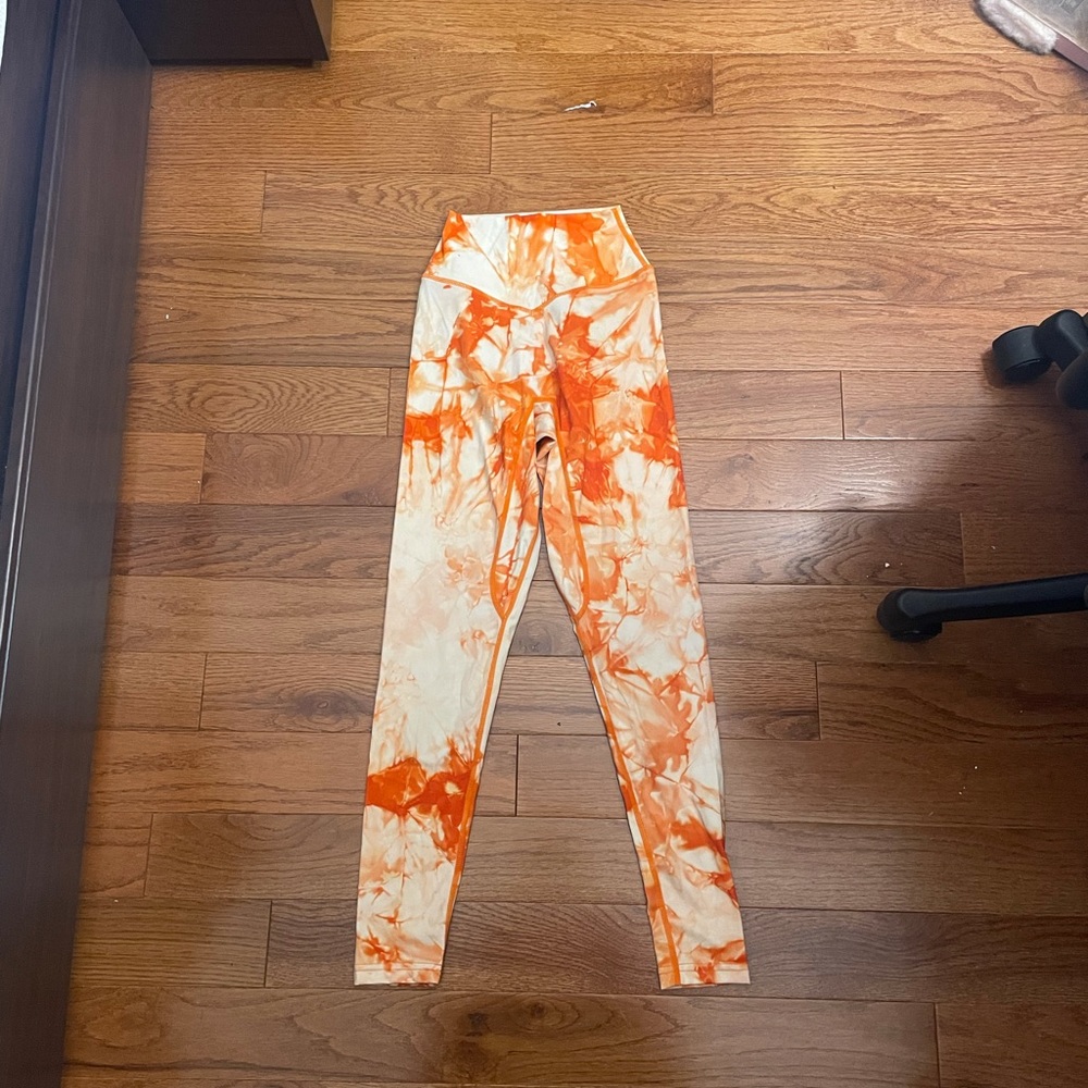 Balance athletica orange tie dye